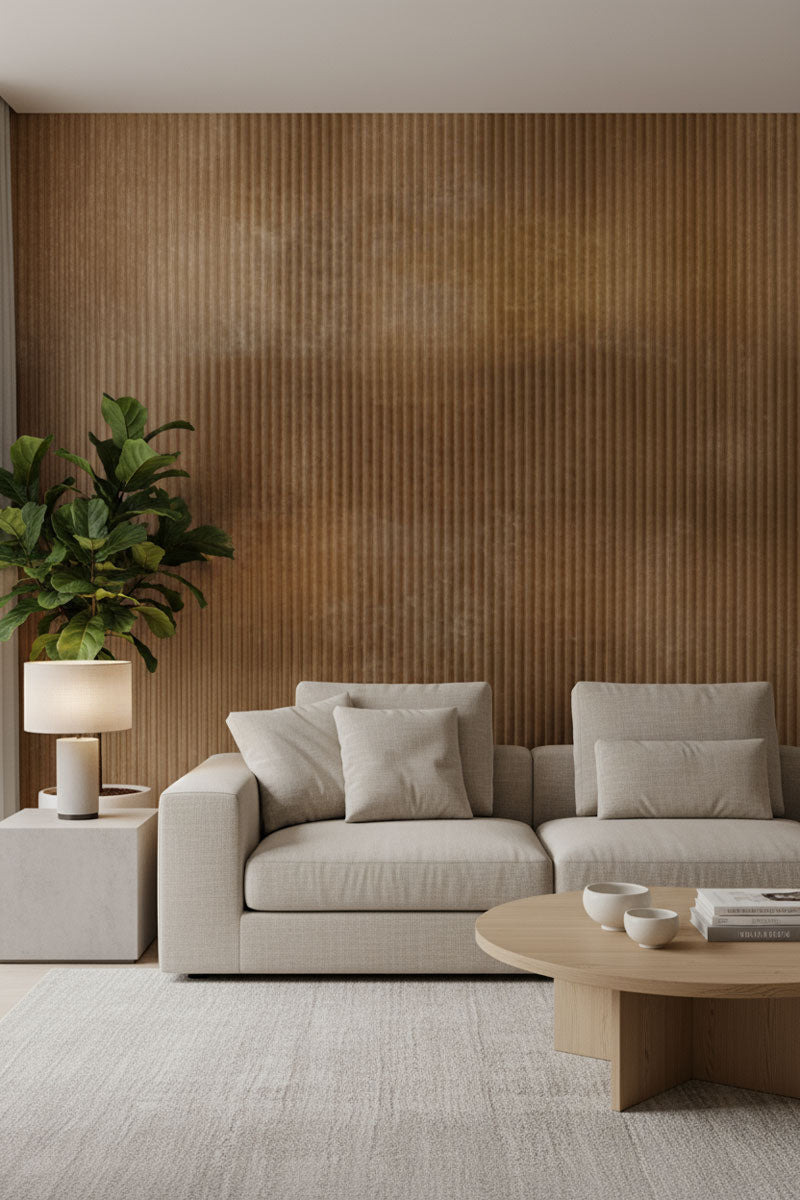 Modern living room wall panel